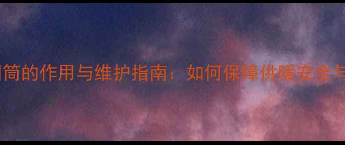 图片 壁挂炉烟筒的作用与维护指南：如何保障供暖安全与能效？1