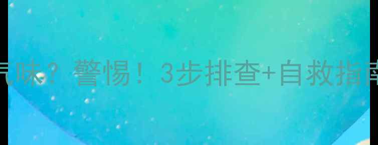 图片 壁挂炉烧水冒煤气味？警惕！3步排查+自救指南（附安全手册）