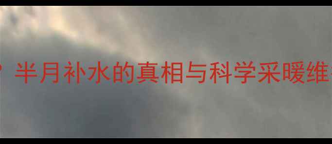 图片 壁挂炉补水频率有讲究？半月补水的真相与科学采暖维护指南（附省钱攻略）1