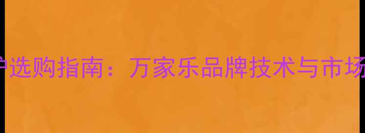 图片 壁挂炉选购指南：万家乐品牌技术与市场表现1