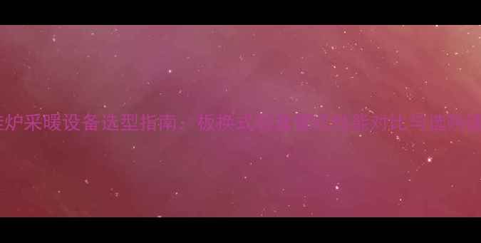 图片 壁挂炉采暖设备选型指南：板换式与套管式性能对比与选购建议1