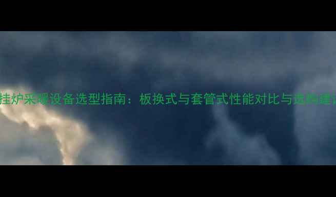 图片 壁挂炉采暖设备选型指南：板换式与套管式性能对比与选购建议2