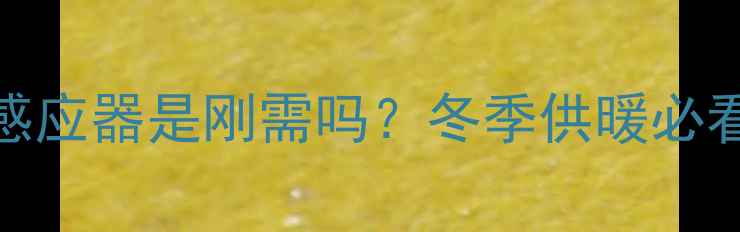 图片 壁挂炉防冻感应器是刚需吗？冬季供暖必看防冻指南！