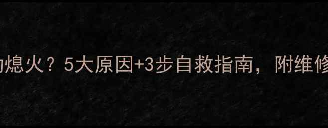 图片 壁挂炉频繁自动熄火？5大原因+3步自救指南，附维修电话（附图）1