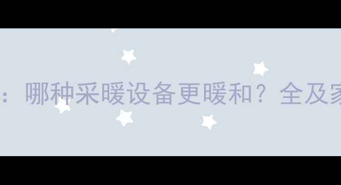 图片 壁炉vs暖气片：哪种采暖设备更暖和？全及家庭适用指南2
