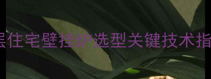 图片 多层住宅壁挂炉选型关键技术指标2