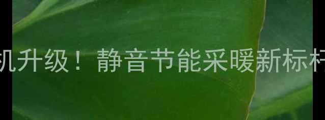图片 大宇壁挂炉变频风机升级！静音节能采暖新标杆，冬季取暖全攻略