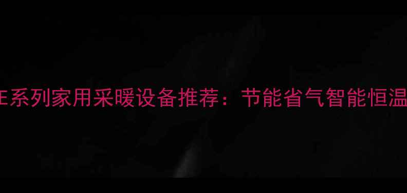 图片 大宇燃气壁挂炉E系列家用采暖设备推荐：节能省气智能恒温壁挂炉选购指南