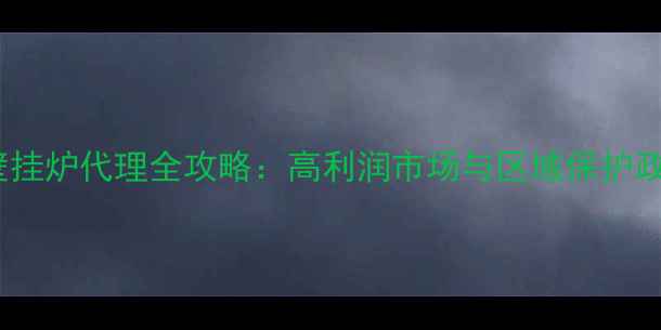 天然气壁挂炉代理全攻略高利润市场与区域保护政策详解