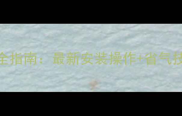 天然气壁挂炉使用全指南最新安装操作省气技巧故障自检手册