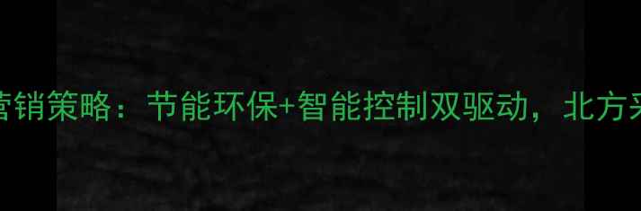 图片 天然气壁挂炉营销策略：节能环保+智能控制双驱动，北方采暖市场推广全
