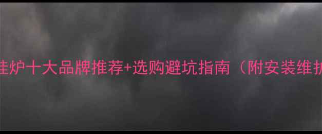 威廉斯壁挂炉十大品牌推荐选购避坑指南附安装维护全攻略