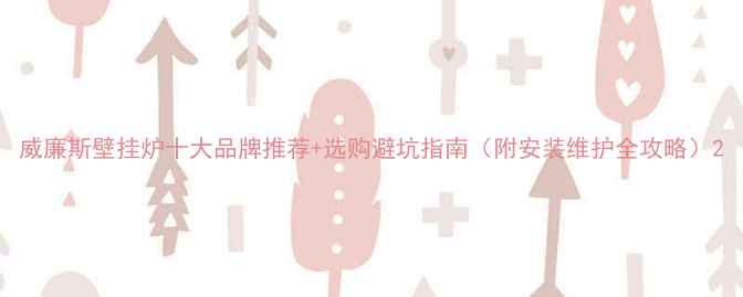 图片 威廉斯壁挂炉十大品牌推荐+选购避坑指南（附安装维护全攻略）2