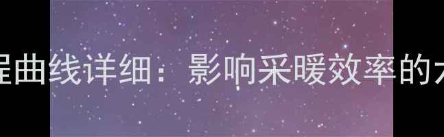 图片 威能24kw壁挂炉水泵扬程曲线详细：影响采暖效率的六大关键参数与选型指南
