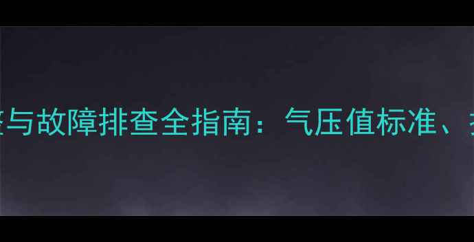 威能壁挂炉压力调整与故障排查全指南气压值标准操作技巧及保养秘籍