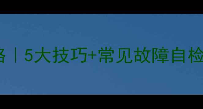 图片 威能壁挂炉安全使用全攻略｜5大技巧+常见故障自检指南（附选机避坑清单）2