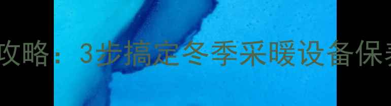 图片 威能壁挂炉放水全攻略：3步搞定冬季采暖设备保养，省电又安全！1