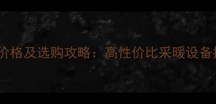 威诺燃气壁挂炉价格及选购攻略高性价比采暖设备推荐与安装指南