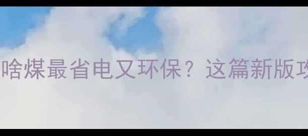 图片 宝子们！冬天暖气片用啥煤最省电又环保？这篇新版攻略闭眼抄作业！💰💡2
