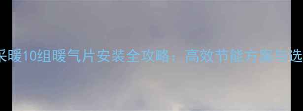 图片 家庭自采暖10组暖气片安装全攻略：高效节能方案与选购指南1