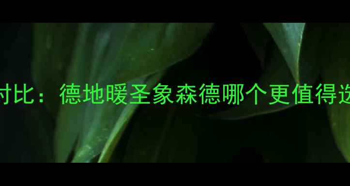 图片 家用地暖十大品牌对比：德地暖圣象森德哪个更值得选？看完这篇再决定