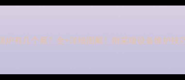 图片 家用燃气锅炉有几个泵？全+详细图解！附采暖设备维护技巧（附图）