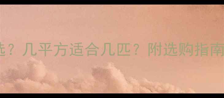 图片 家用采暖设备容量怎么选？几平方适合几匹？附选购指南（附尺寸与能耗对比）2
