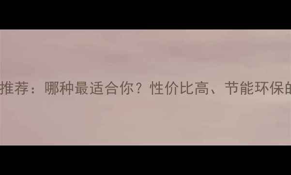 图片 家用采暖设备推荐：哪种最适合你？性价比高、节能环保的三大品牌全1