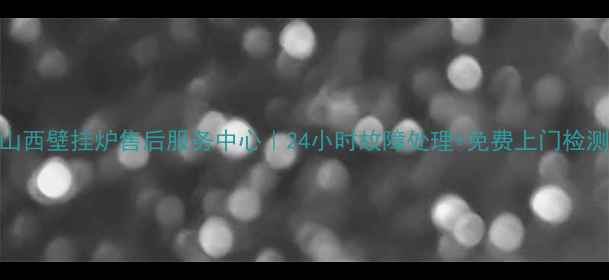 图片 山西壁挂炉售后服务中心｜24小时故障处理+免费上门检测