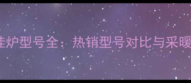 图片 希尔博燃气壁挂炉型号全：热销型号对比与采暖设备选购指南2