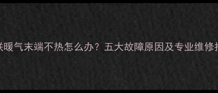 图片 并联暖气末端不热怎么办？五大故障原因及专业维修指南