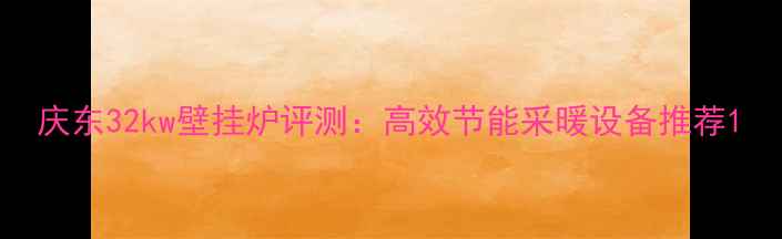 图片 庆东32kw壁挂炉评测：高效节能采暖设备推荐1