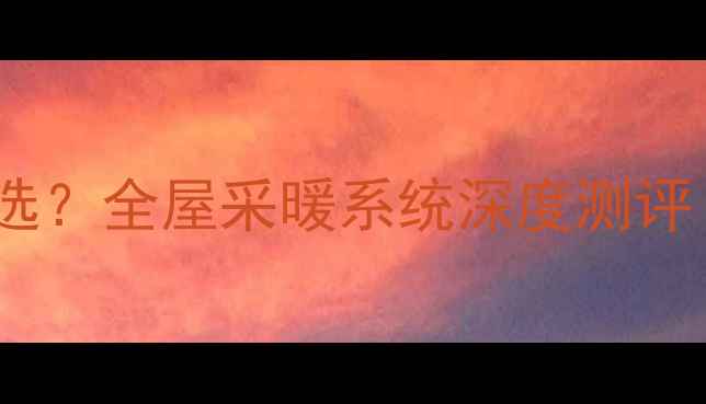 图片 德国威能暖气片怎么选？全屋采暖系统深度测评（附选购避坑指南）2