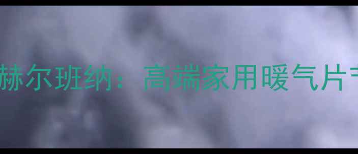 德国进口采暖设备赫尔班纳高端家用暖气片节能环保解决方案