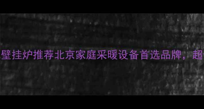 图片 意大利燃气壁挂炉推荐北京家庭采暖设备首选品牌，超全选购指南