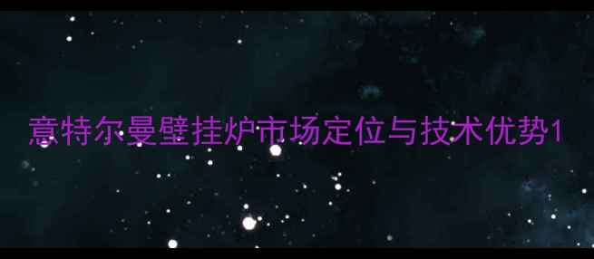 图片 意特尔曼壁挂炉市场定位与技术优势1