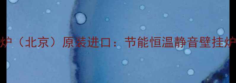 图片 意特尔曼壁挂炉（北京）原装进口：节能恒温静音壁挂炉十大品牌推荐