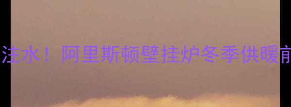 图片 手把手教你正确注水！阿里斯顿壁挂炉冬季供暖前必看操作指南2