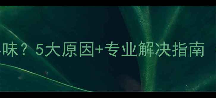 插电暖气片有刺鼻异味5大原因专业解决指南附选购避坑攻略
