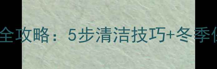 图片 日丰地暖过滤阀清洗全攻略：5步清洁技巧+冬季保养秘籍（附图解）2