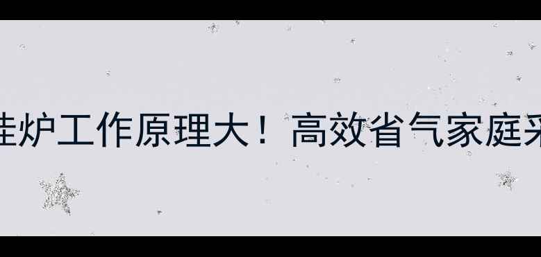 图片 普热惠壁挂炉工作原理大！高效省气家庭采暖设备全