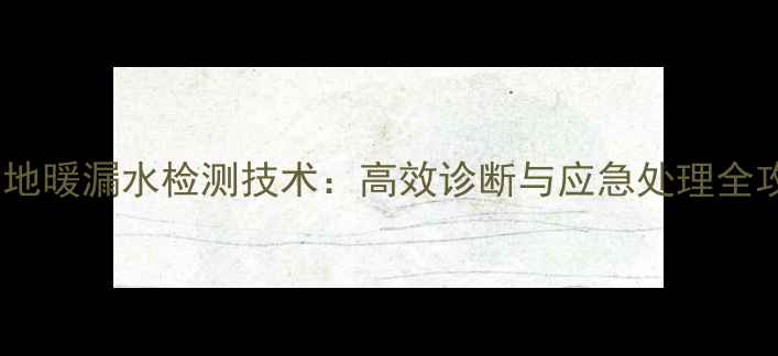 图片 智能地暖漏水检测技术：高效诊断与应急处理全攻略1