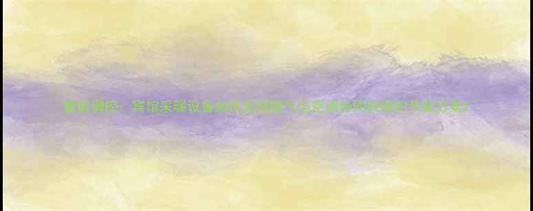 图片 智能调控：宾馆采暖设备如何实现暖气与空调协同供暖的节能方案2