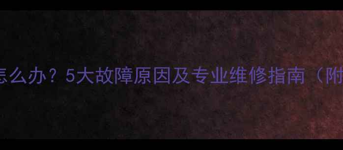 图片 暖气不热不循环怎么办？5大故障原因及专业维修指南（附设备维护秘籍）1