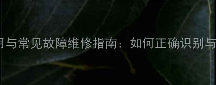 暖气分水器排气阀的作用与常见故障维修指南如何正确识别与维护采暖系统核心部件