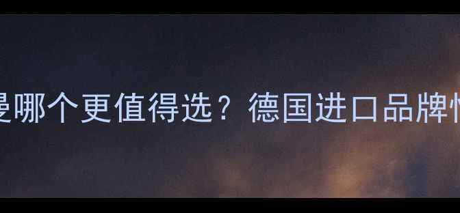 图片 暖气博世VS菲斯曼哪个更值得选？德国进口品牌性能参数对比指南