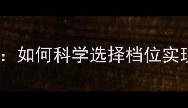 图片 暖气循环泵大档位使用全：如何科学选择档位实现高效节能与舒适供暖？1