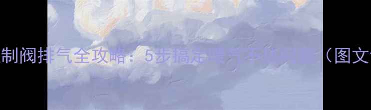 图片 暖气控制阀排气全攻略：5步搞定暖气不热问题（图文详解）