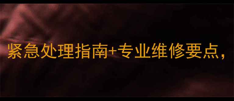 图片 暖气漏水带水能作业？紧急处理指南+专业维修要点，看完再开工！❄️🔧2