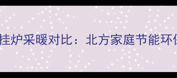 图片 暖气片与壁挂炉采暖对比：北方家庭节能环保设备深度1